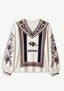 Baltimore Ravens Bohemian Floral Printed V-Neck Long Sleeve Shirt