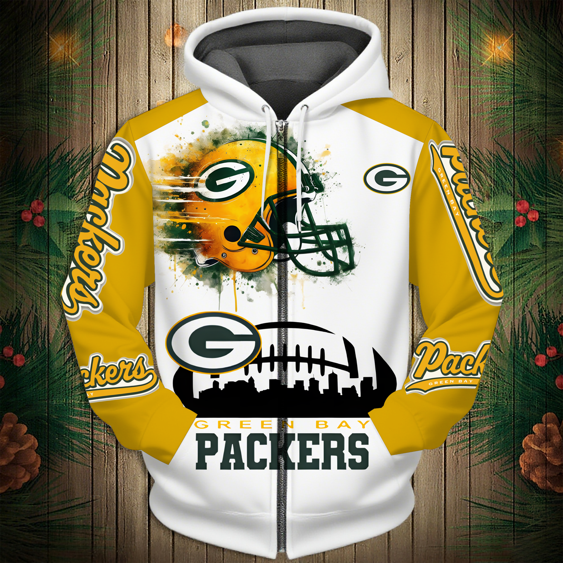 Green Bay Packers 2026 New 3D Graphic Hoodie Main image