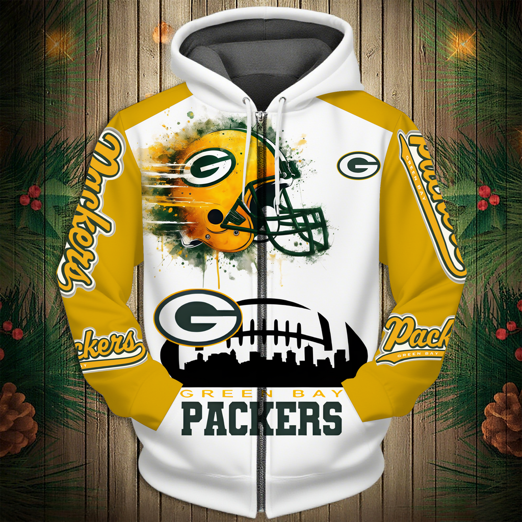 Green Bay Packers 2026 New 3D Graphic Hoodie