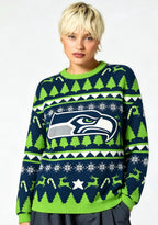 Seattle Seahawks Ugly Christmas Football Fan Sweatshirt