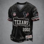 HOU x NFL LUXURY V-Neck T-Shirt 3005 DatND DVT