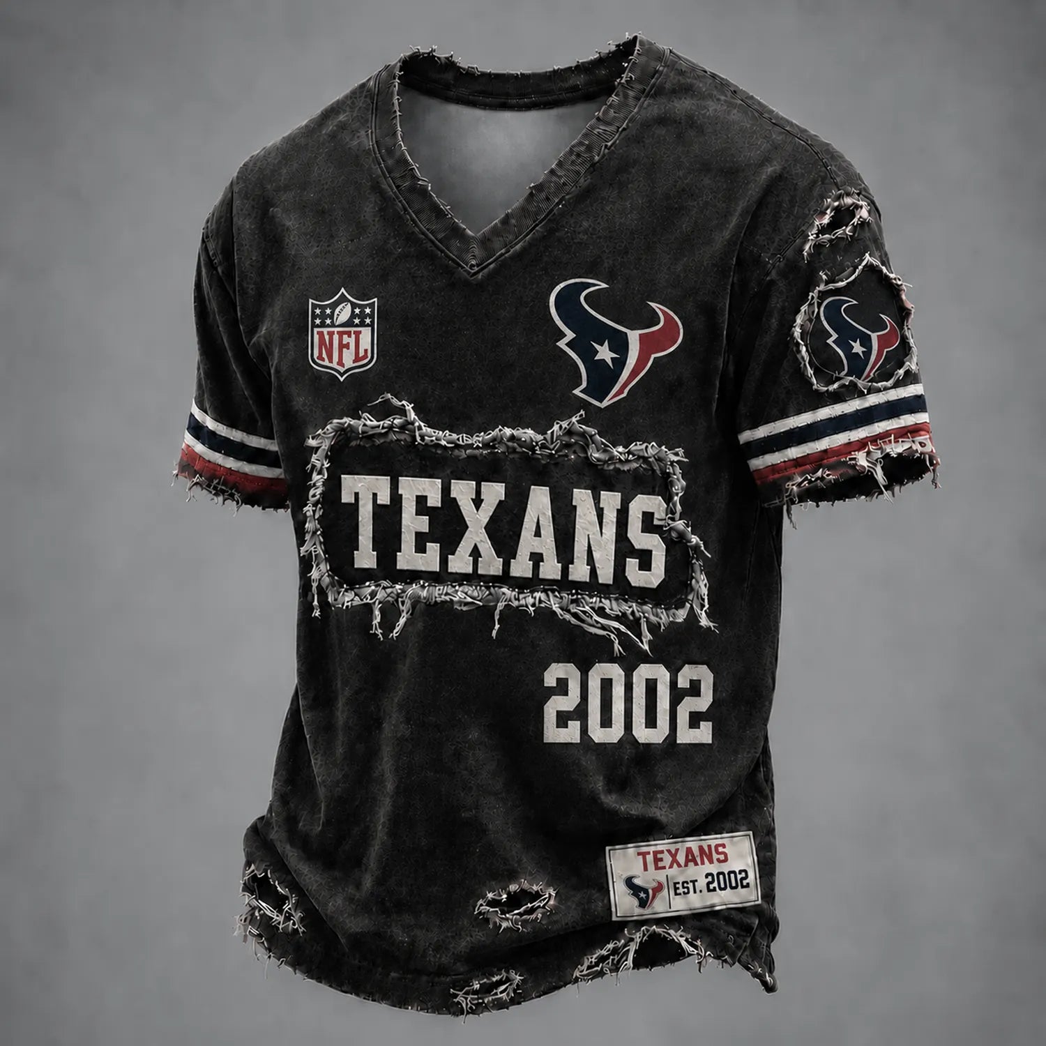 HOU x NFL LUXURY V-Neck T-Shirt 3005 DatND DVT Secondary image