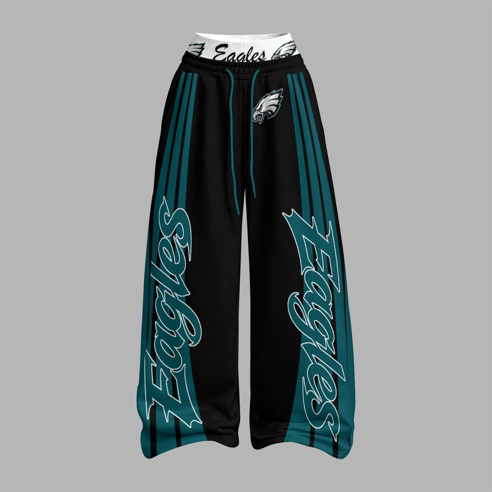 Philadelphia Eagles Zip-up hooded jacket and elastic-waist pants set | NFL