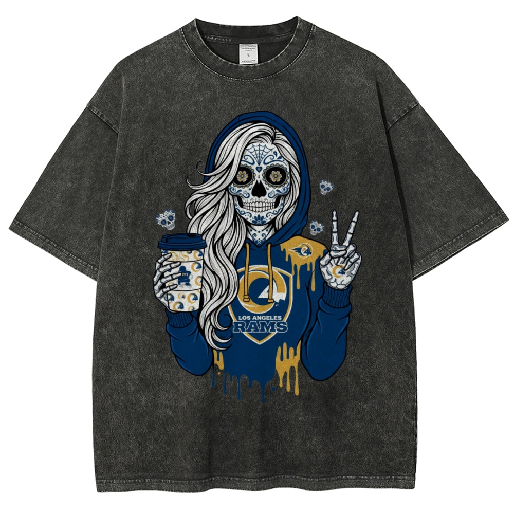 Unisex ¡°Los Angeles Rams¡±Vintage Washed Tee