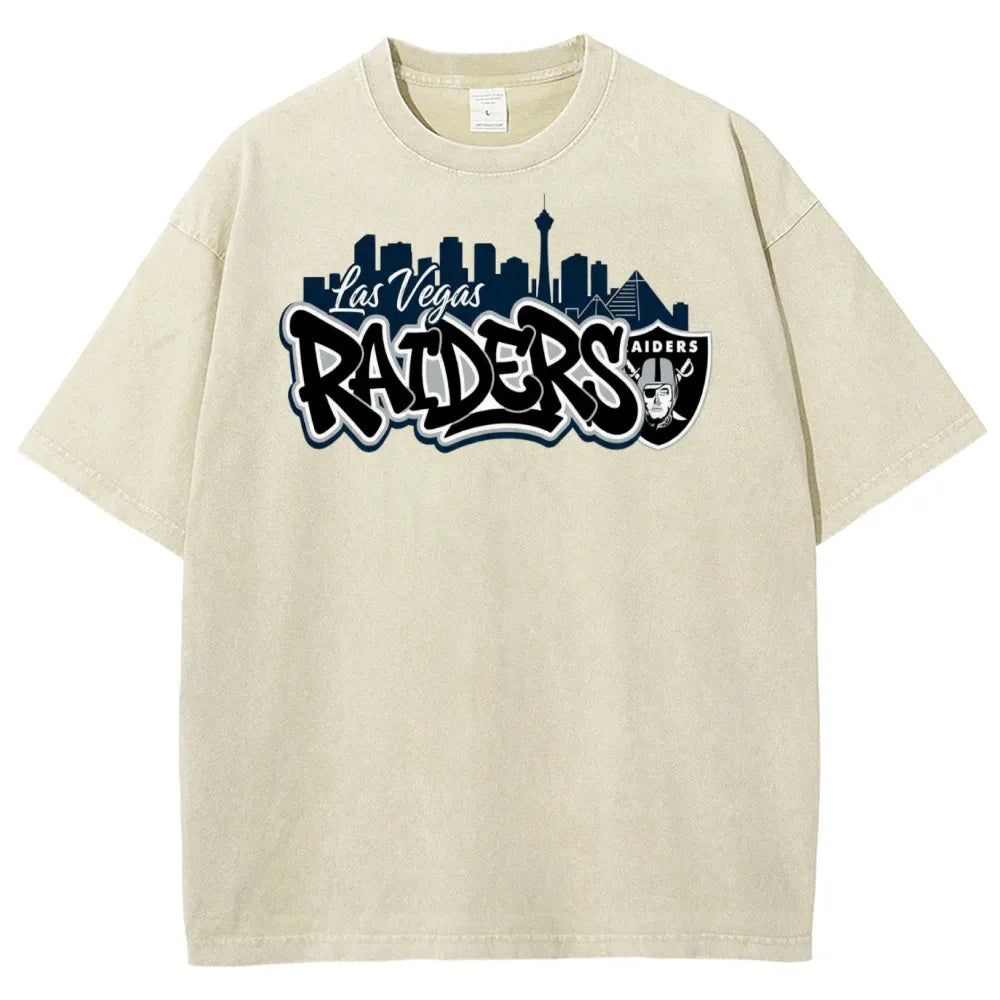 Las Vegas Raiders Unisex Vintage Washed T-shirts