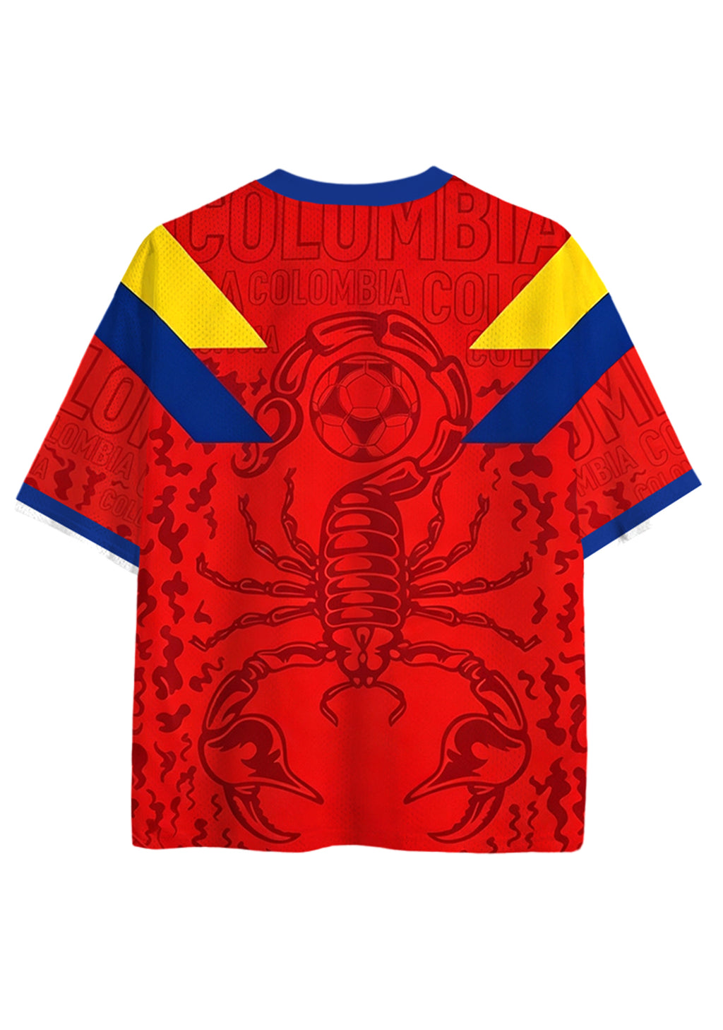 Carlos Valderrama El Pibe Colombia Mesh Jersey Shirts
