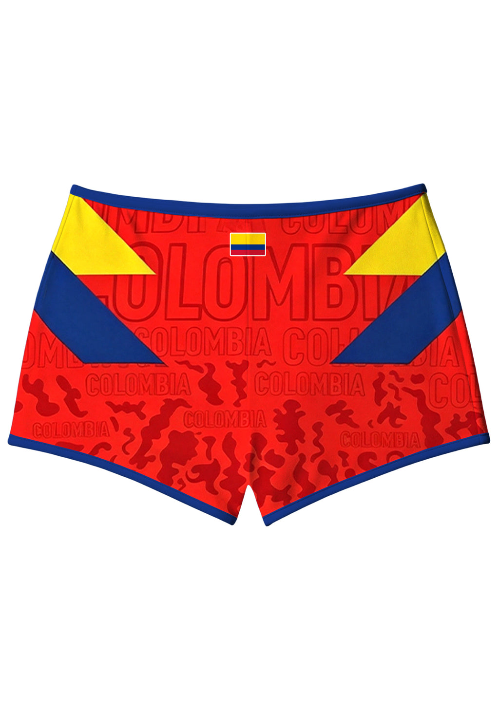 Carlos Valderrama El Pibe Colombia Booty Shorts