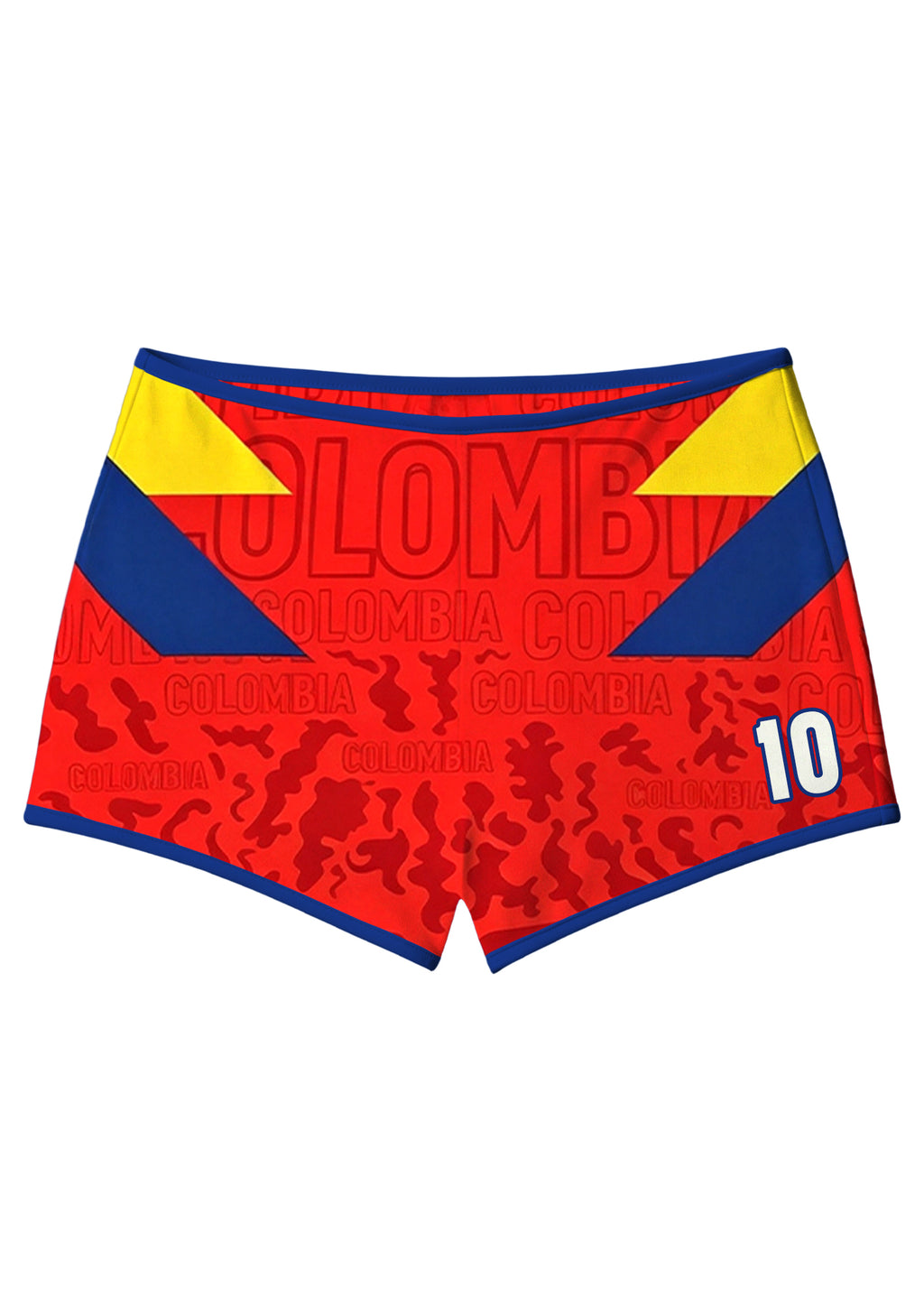 Carlos Valderrama El Pibe Colombia Booty Shorts
