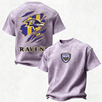 Baltimore Ravens Printed Unisex 100% Pure Cotton Washed T-Shirt