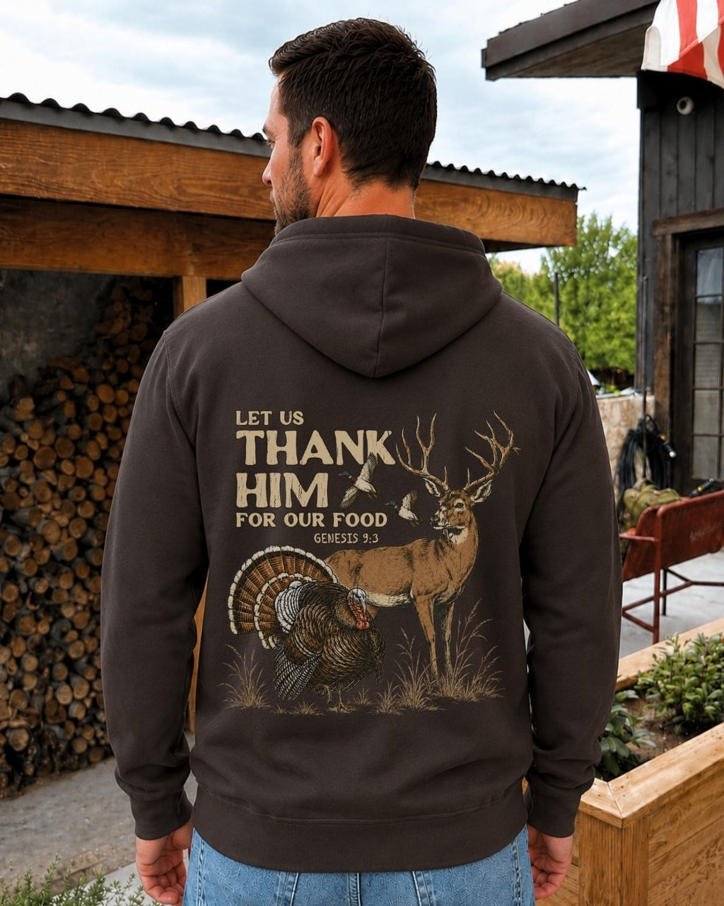 Let Us Thank Him For Our Food HOODIE