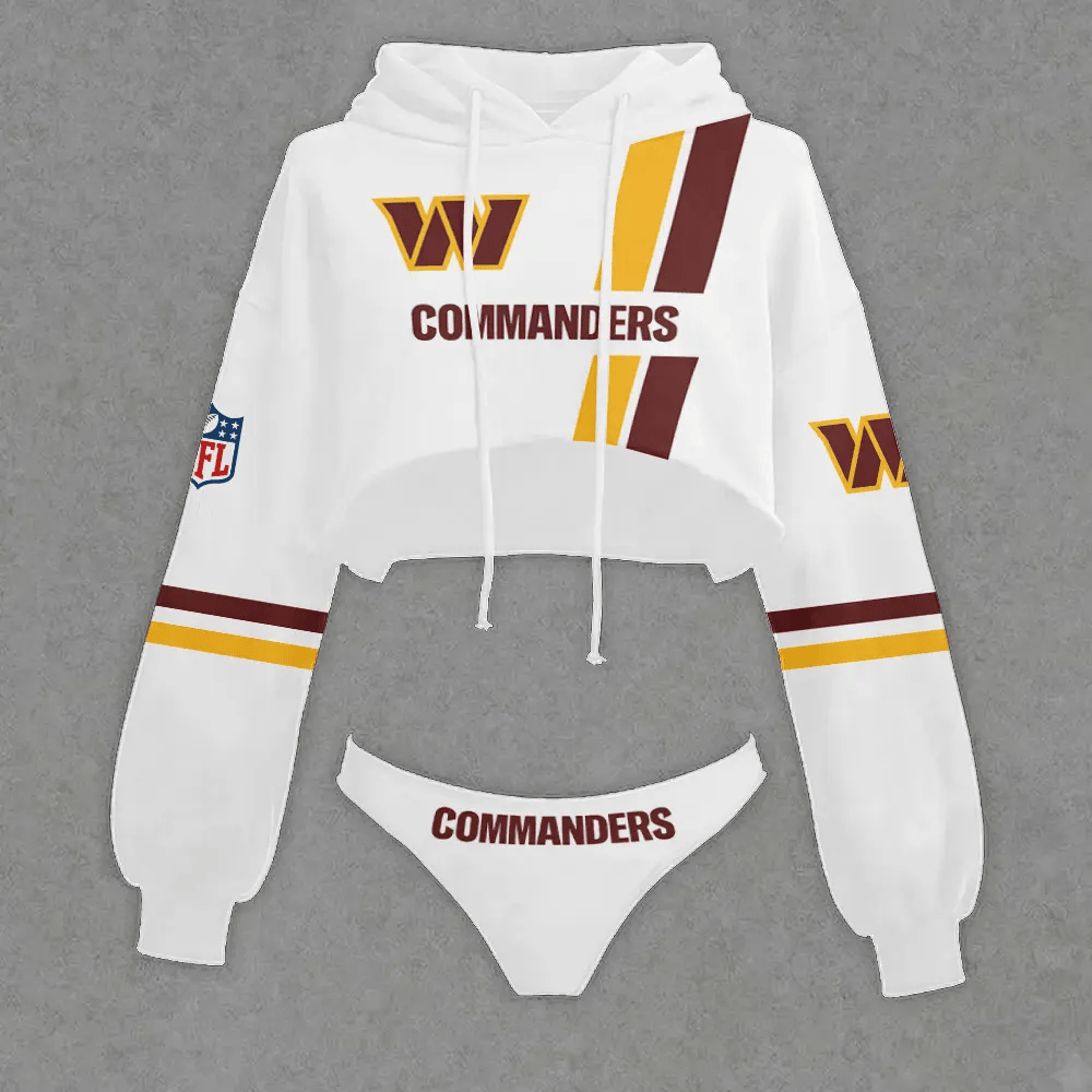 Washington Commanders Cropped Hoodie & Bottom Set Main image