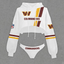 Washington Commanders Cropped Hoodie & Bottom Set
