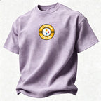 Pittsburgh Steelers Printed Unisex 100% Pure Cotton Washed T-Shirt