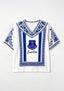Boho Floral Border Everton V-Neck Blouse