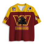 Washington Commanders Helmet & W Logo Graphic Jersey Shirts