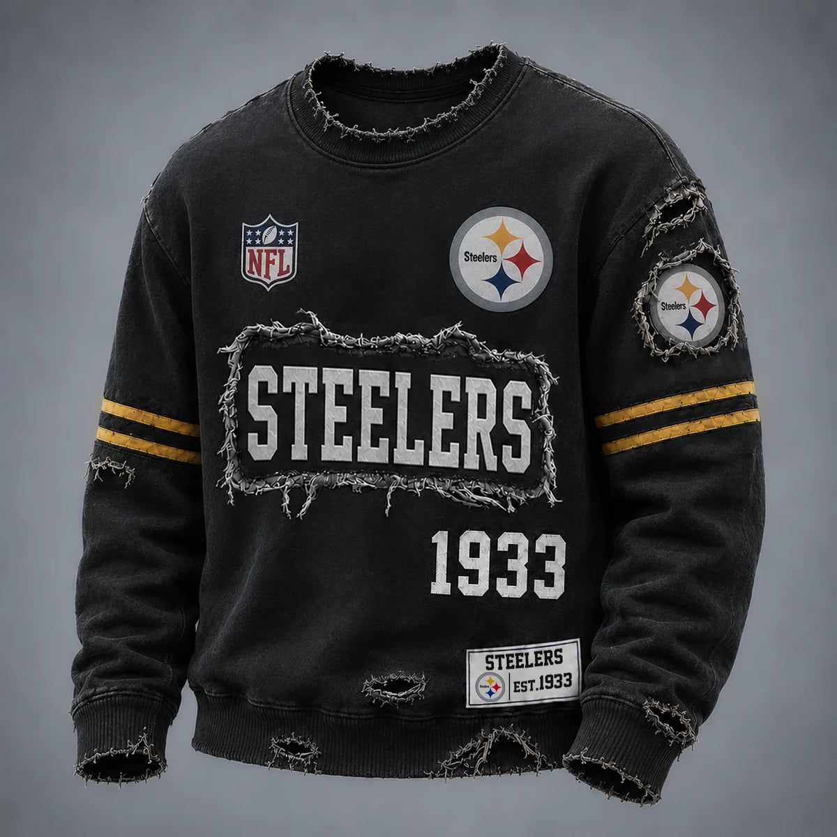 PIT x NFL LUXURY V-Neck T-Shirt 3005 DatND DVT