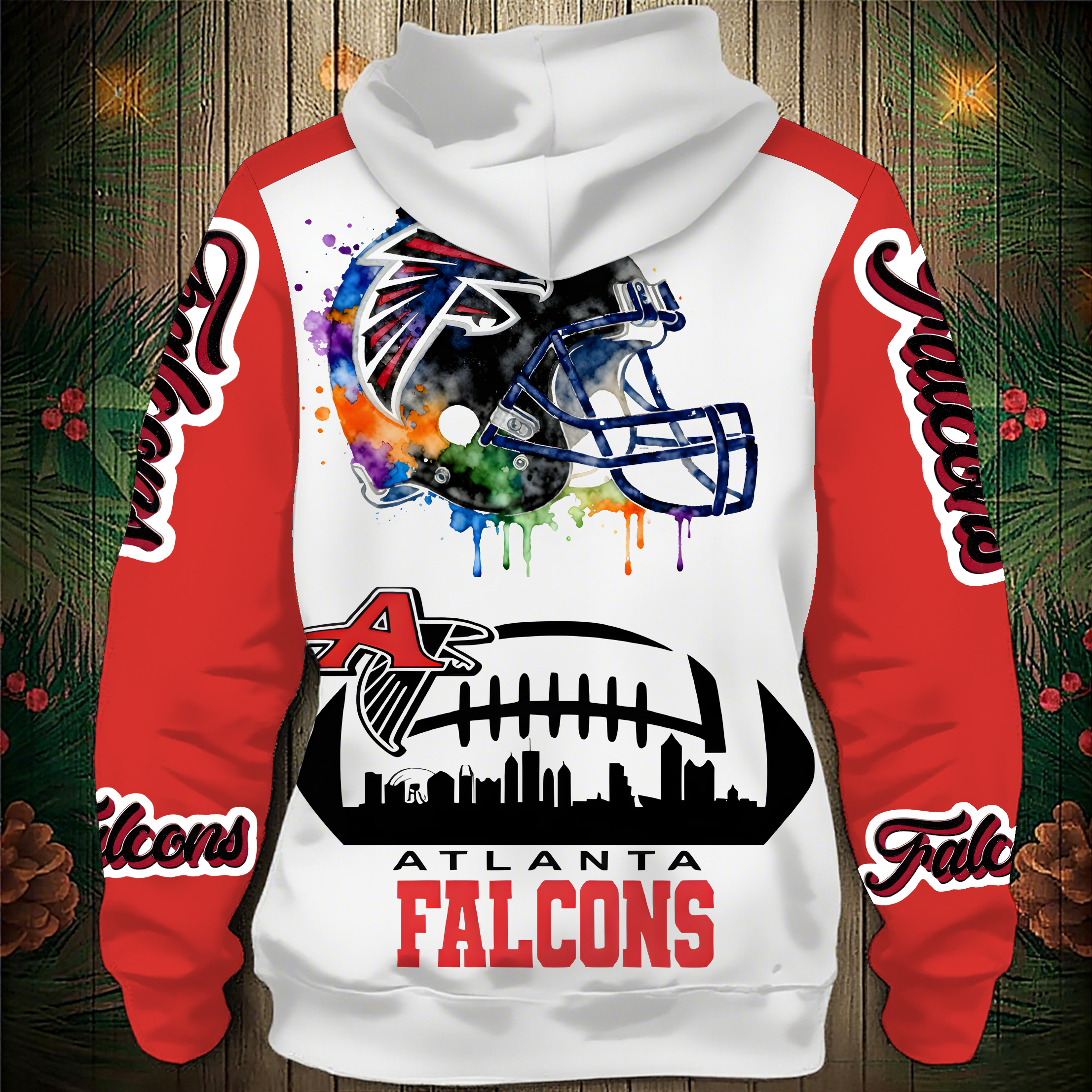 Atlanta Falcons 2026 New 3D Graphic Hoodie Secondary image
