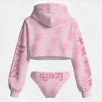 "Demon Slayer" Women's Hooded Thicken Suit Set