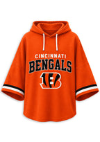 Women’s Cincinnati Bengals 3/4 Dolman Sleeve Hoodie