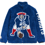 New England Patriots Full Zip NFL Sherpa Fleece Jacket