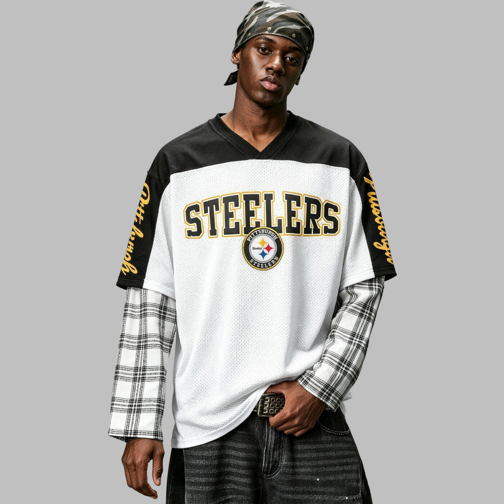Pittsburgh Steelers Football Helmet Jersey Shirts