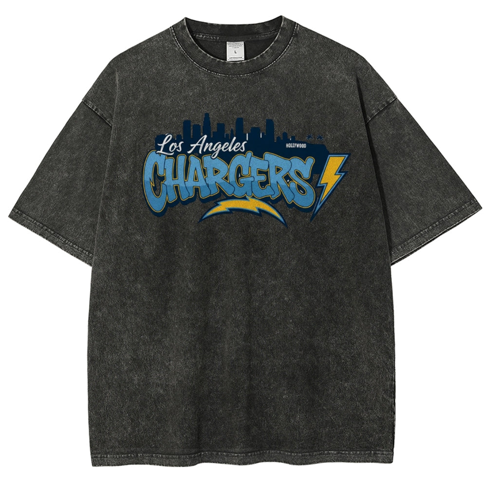 Los Angeles Chargers Unisex Vintage Washed T-shirt