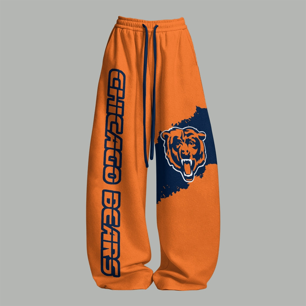 Chicago Bears Top & Elasticated Trousers Two-Piece Set | NFL