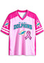 Women Miami Dolphins Breast Cancer Awareness Pink Ribbon Mesh Jersey