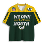 Green Bay Packers "We Own The North" Graphic Jersey Shirts