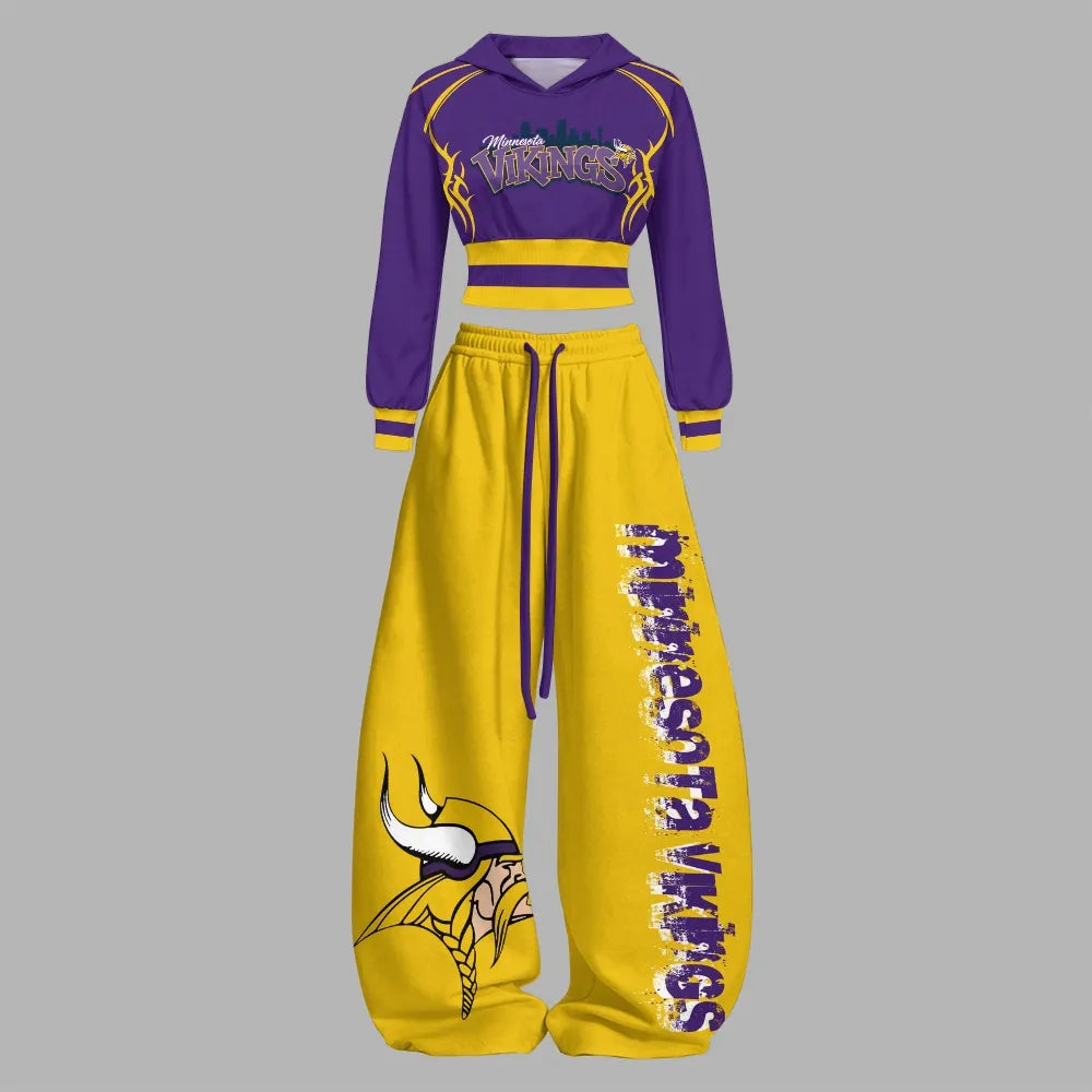 Minnesota Vikings Slim-Fit Sweatshirt Set | NFL