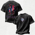 Houston Texans Printed Unisex 100% Pure Cotton Washed T-Shirt