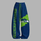 Seattle Seahawks Top & Elasticated Trousers Two-Piece Set | NFL