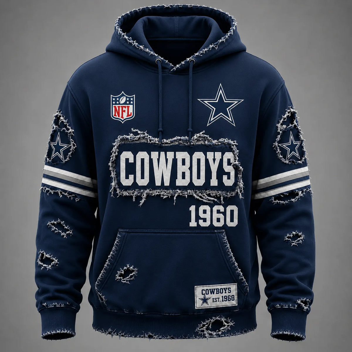 DAL x NFL LUXURY V-Neck T-Shirt 3005 DatND DVT