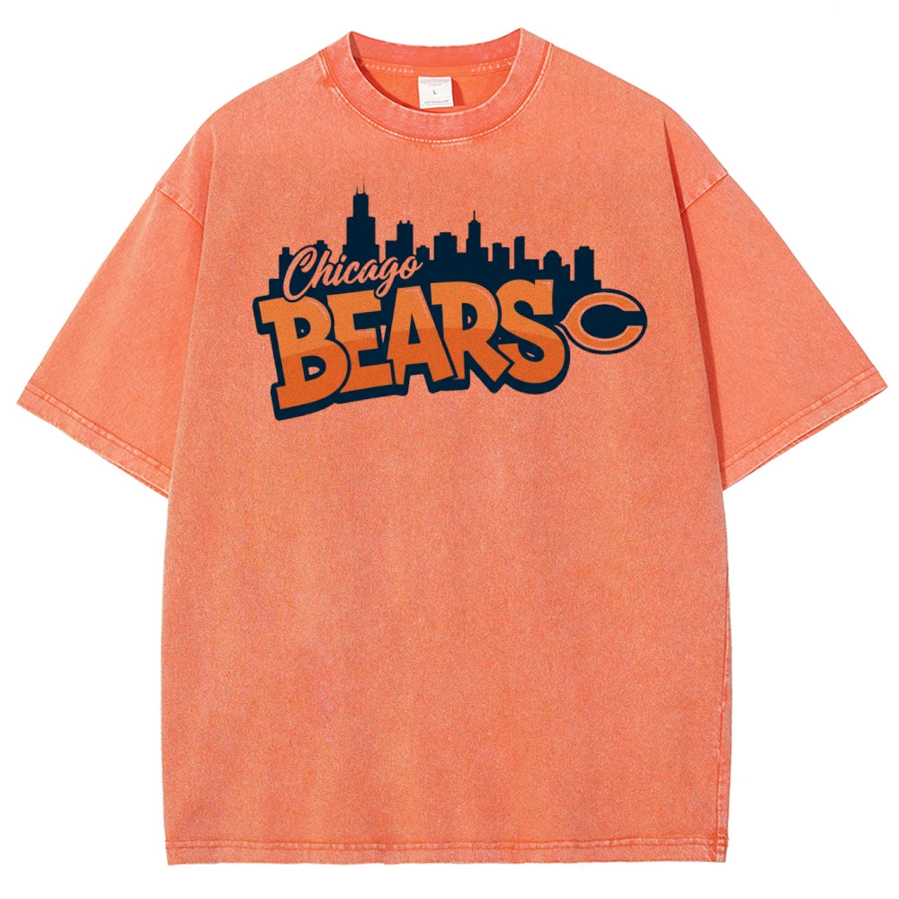 Chicago Bears Unisex Vintage Washed T-shirt