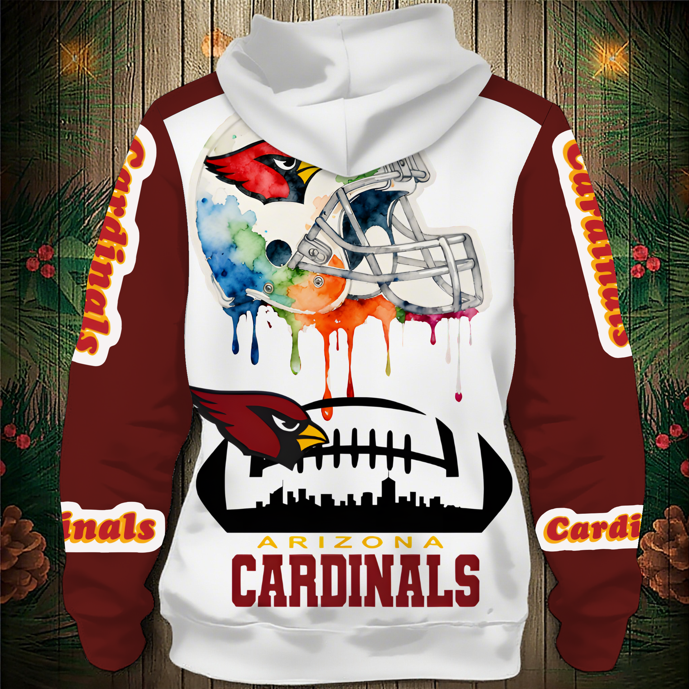Arizona Cardinals 2026 New 3D Graphic Hoodie Secondary image