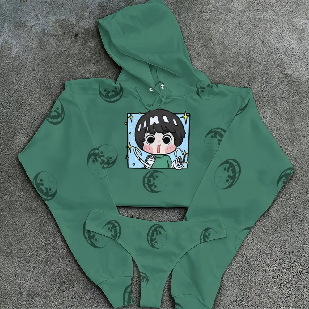 NARUTO Women's Hooded Thicken Suit Set