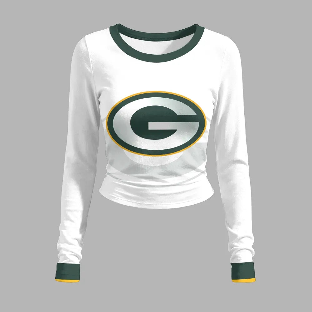 Green Bay Packers Long-Sleeved Double-Layer Stretch Pants Set | NFL Secondary image