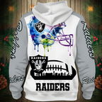 Las Vegas Raiders 2026 New 3D Graphic Hoodie