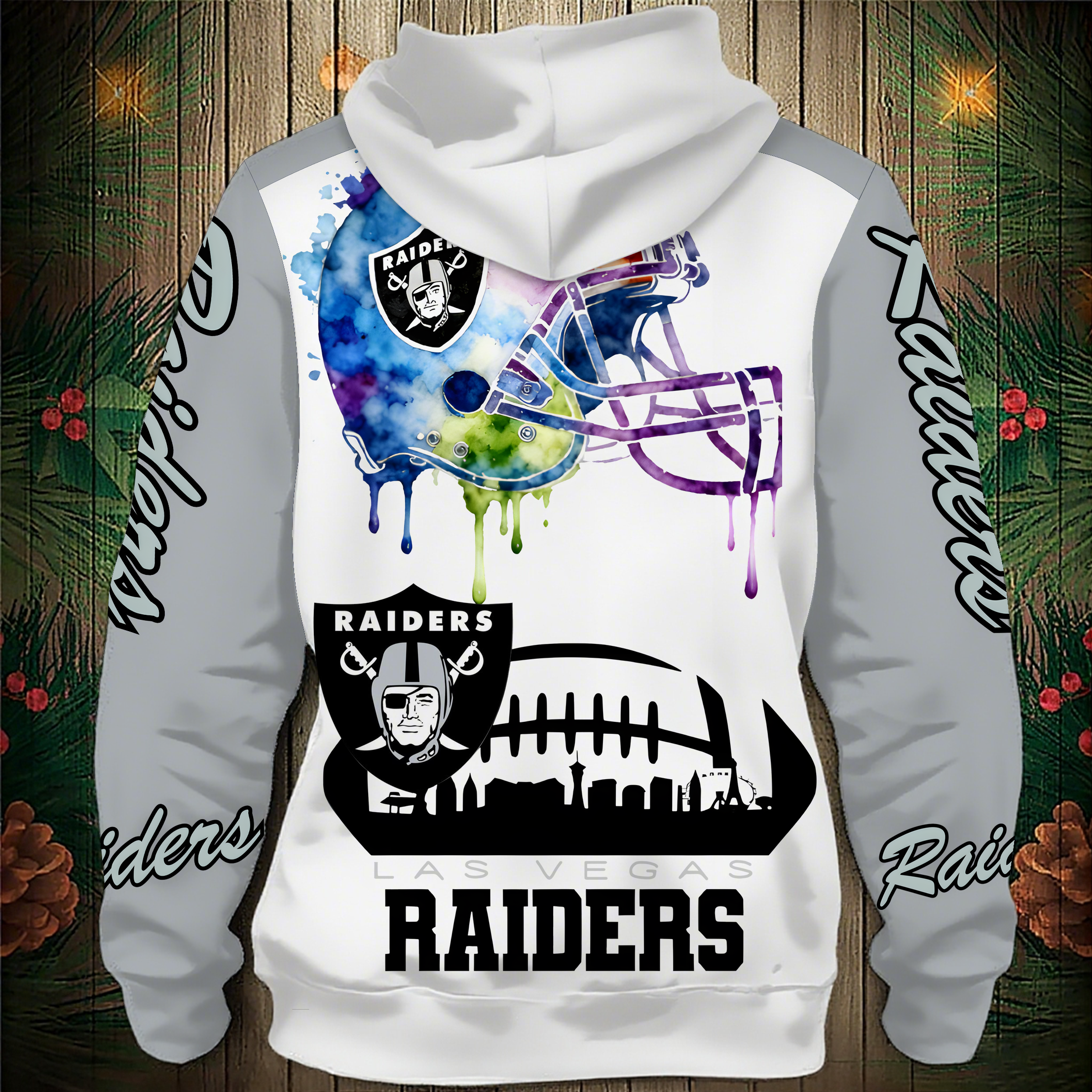 Las Vegas Raiders 2026 New 3D Graphic Hoodie