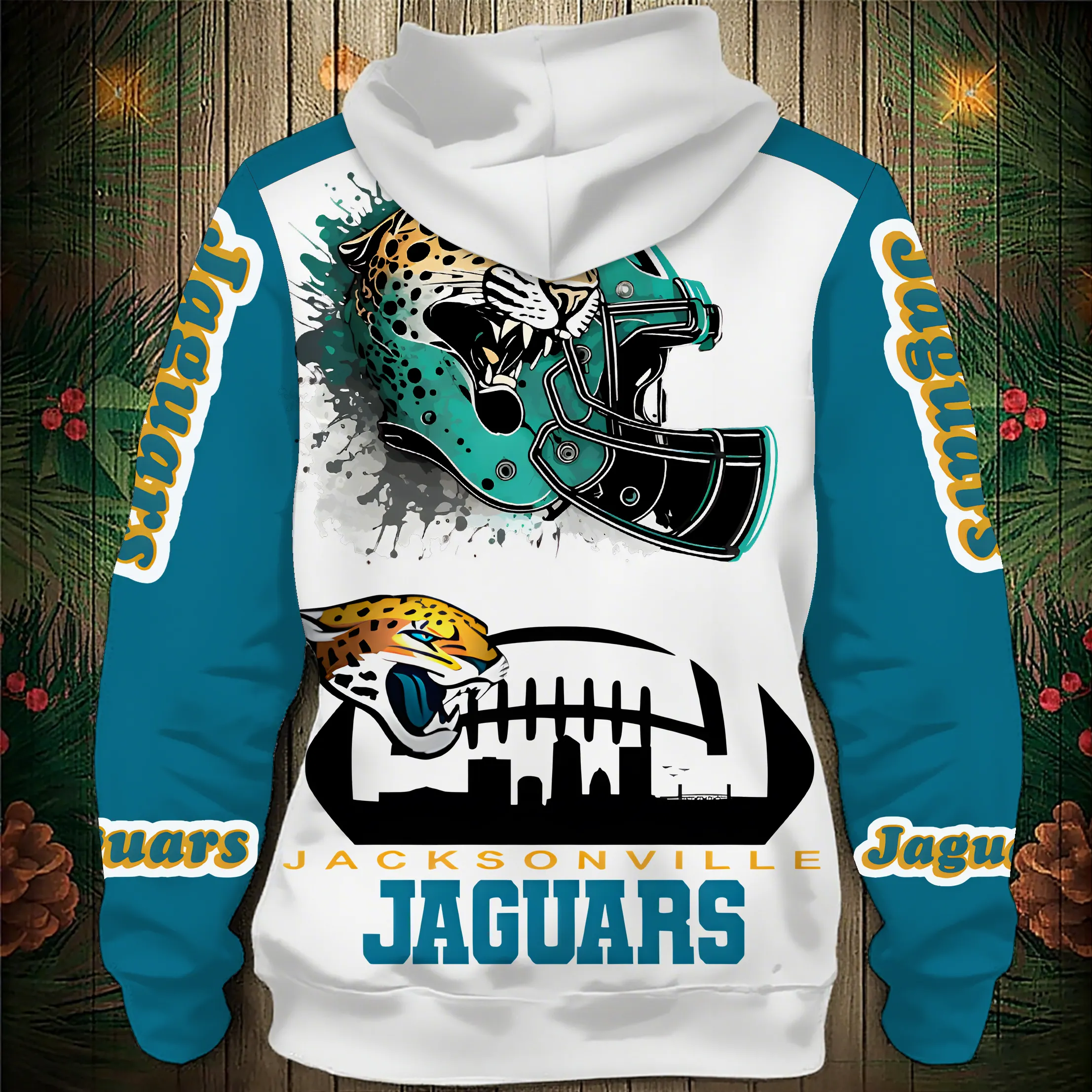Jacksonville Jaguars 2026 New 3D Graphic Hoodie