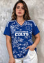 Women's Indianapolis Colts Floral V-Neck T Shirt