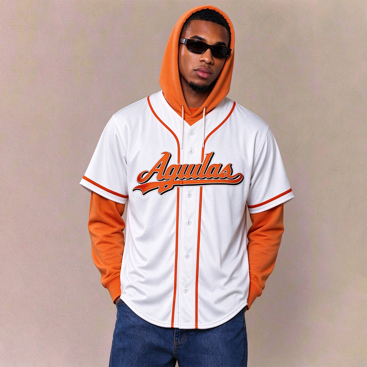 Men’s Águilas del Zulia Button Down Baseball Shirt