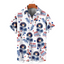 Summer Houston Astros Flamingo Palm Patriotic Hawaiian Shirt