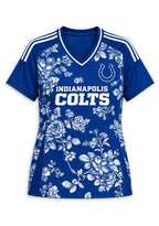 Women's Indianapolis Colts Floral V-Neck T Shirt