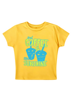 Iced Coffee Sunshine Y2K Baby Tee