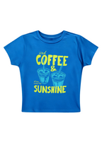 Iced Coffee Sunshine Y2K Baby Tee