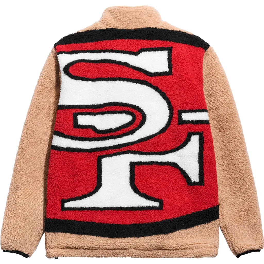 San Francisco 49ers Full Zip Sherpa Fleece Jacket