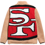 San Francisco 49ers Full Zip Sherpa Fleece Jacket