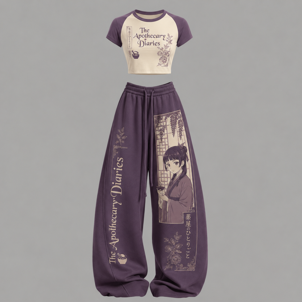 The Apothecary Diaries Top & Elasticated Trousers Two-Piece Set
