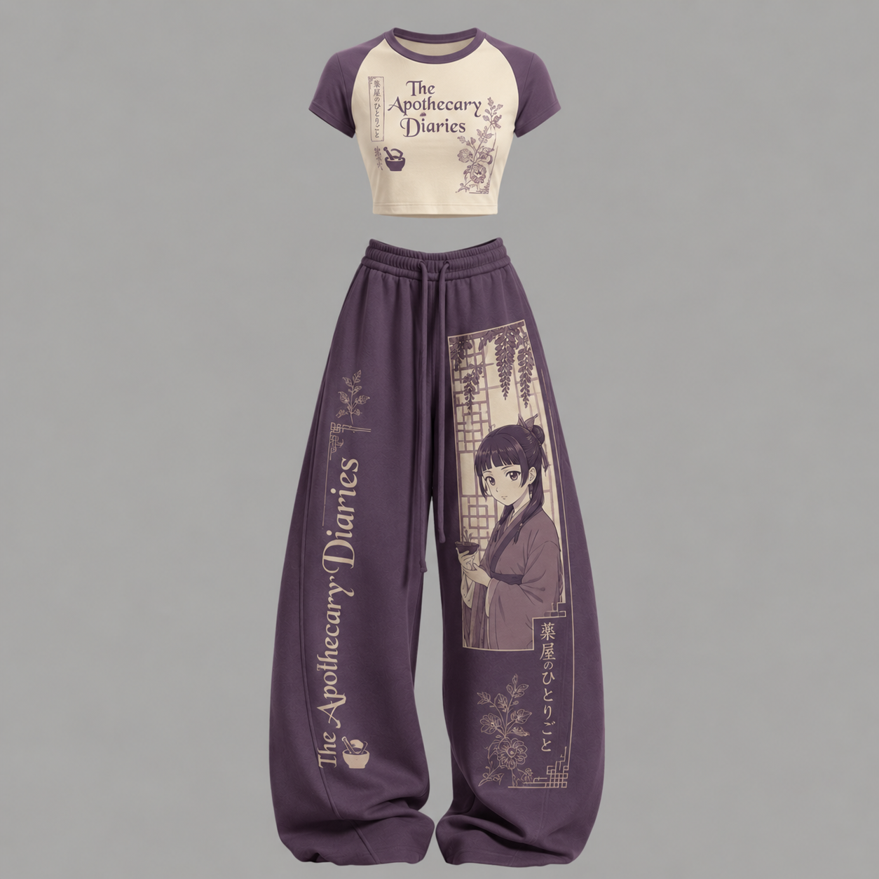 The Apothecary Diaries Top & Elasticated Trousers Two-Piece Set